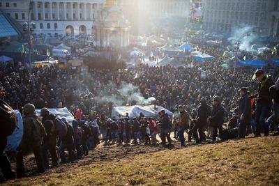 Киевский майдан, срежиссированный на Западе,&nbsp; был предсказан старцем задолго до его начала. Фото: Emeric Fohlen/Globallооkpress